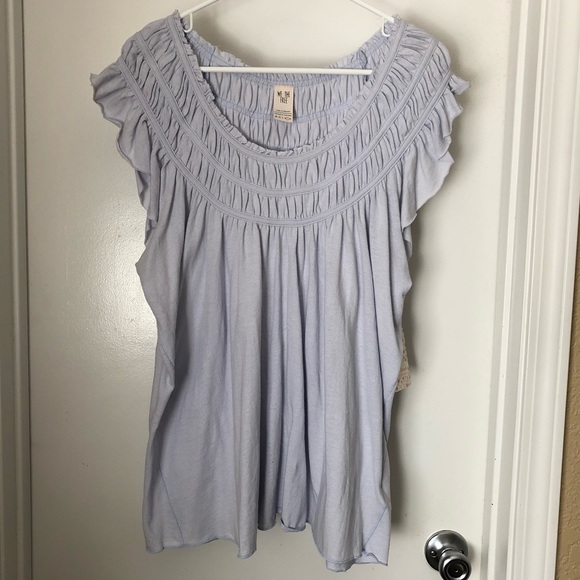 We the Free by Free People Coconut Gathered Top - Picture 2 of 4